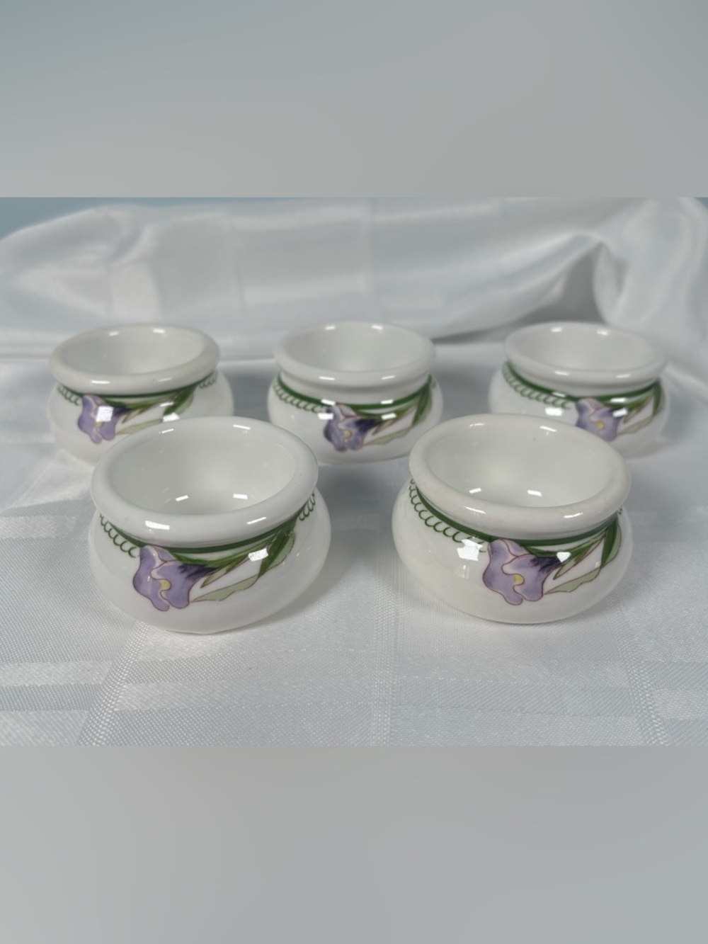 5 Dudson Lugano Open Salt Cellars Dip Bowls Set